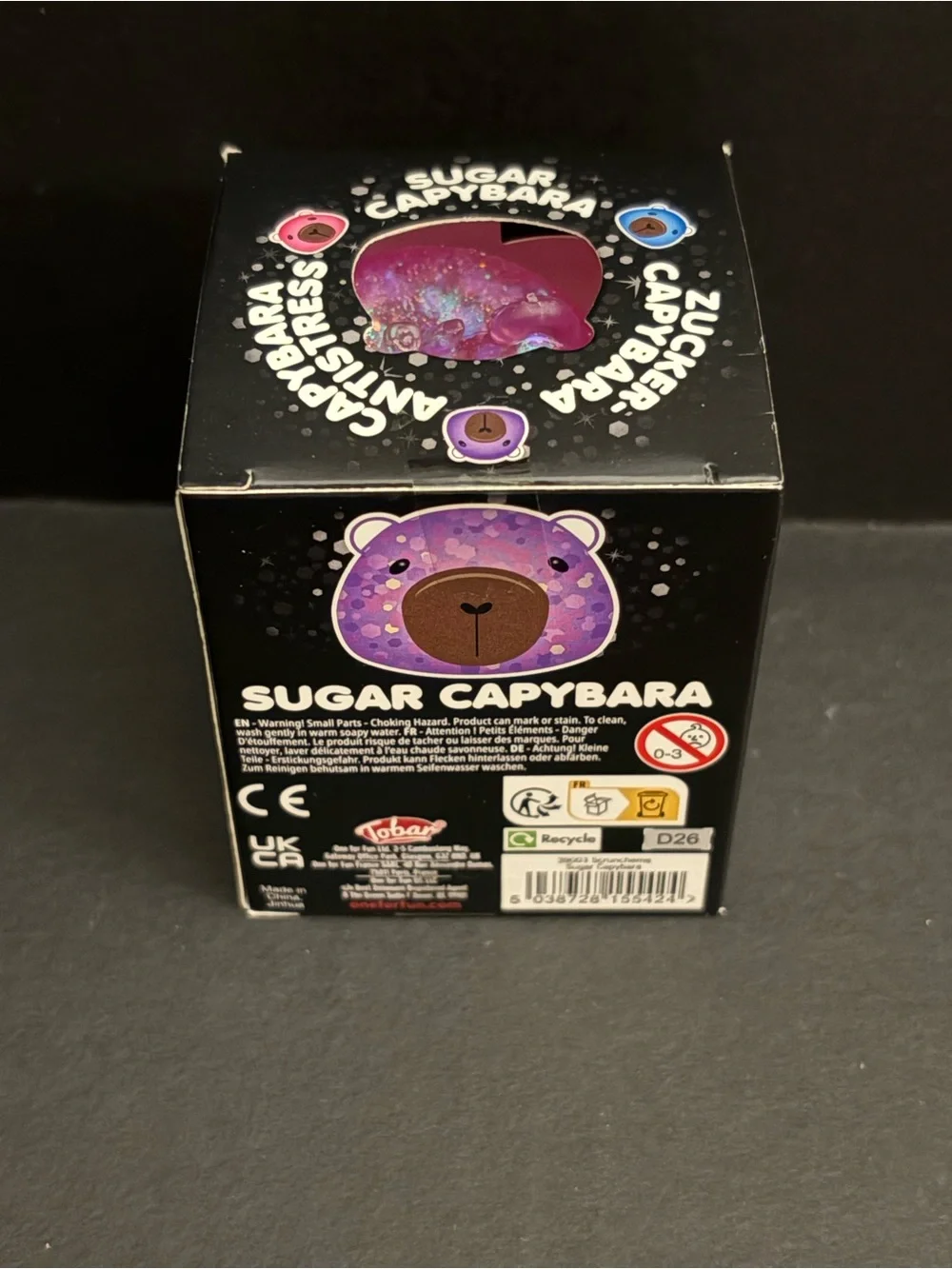 Sugar Capybara Squishy Toy - pink